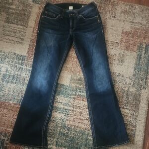 Silver Jeans Dark Blue Flare Women's Jeans